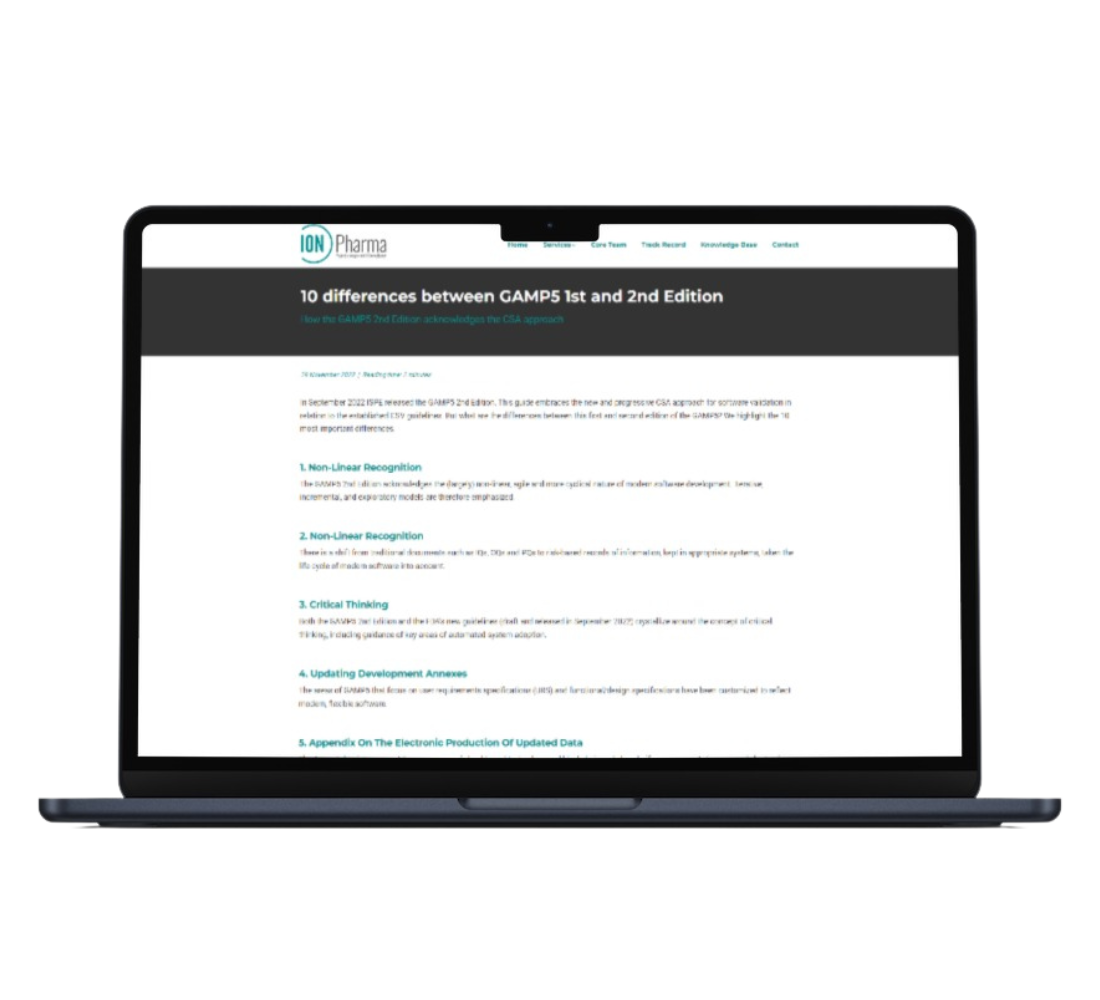 This is why ISO27001, ISO9001 and GAMP5 work well together
